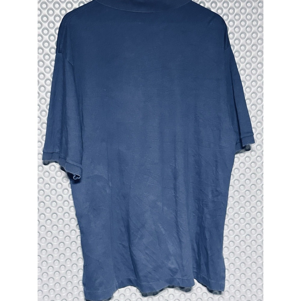 Polo Ralph Lauren Polo Shirt Men Size LT Pima Soft Touch Navy Flesh Pony - Picture 3 of 9